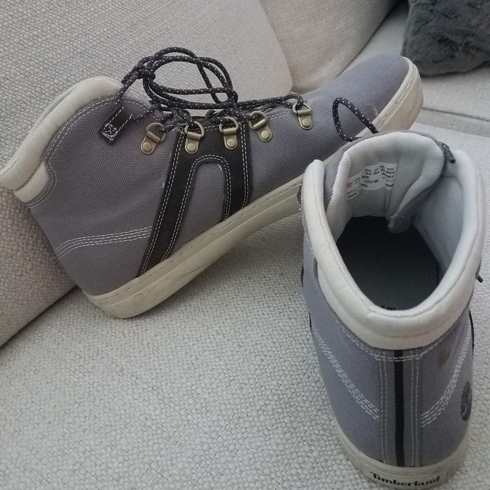 Grey Men's Timberland Boots